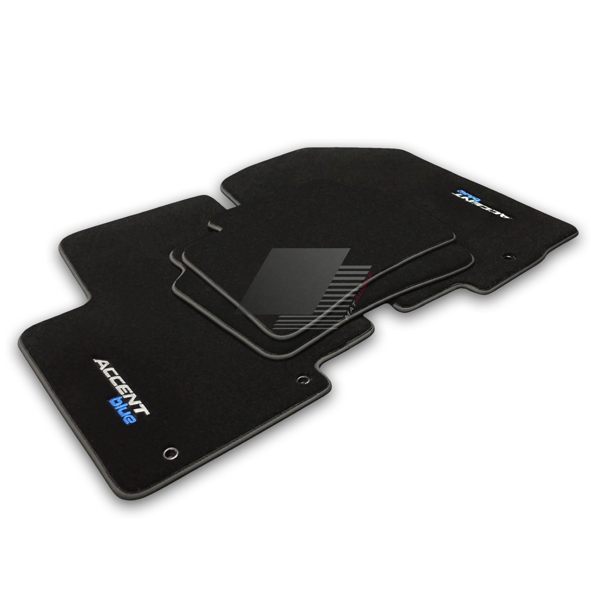 Hyundai Accent Blue Floor Mats 2011 Onwards #ACCENT Blue